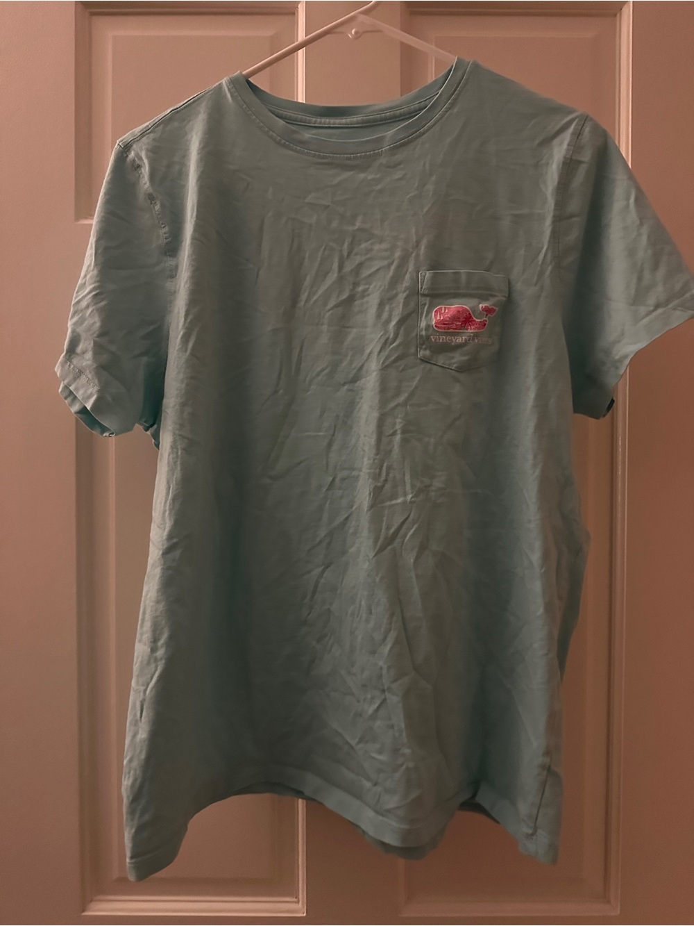 Vineyard Vines women’s Light Blue Pocket T-Shirt